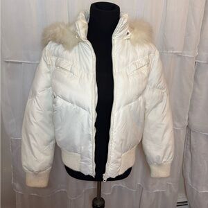 Tommy Hilfiger White Puffer Jacket